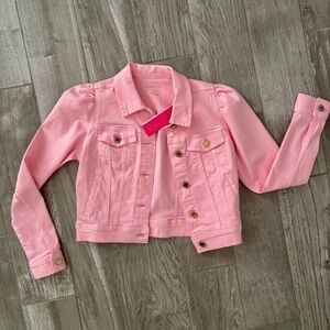 Lilly Pulitzer NWT cropped denim jacket
